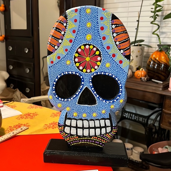 Other - NWT Halloween Skull Decoration